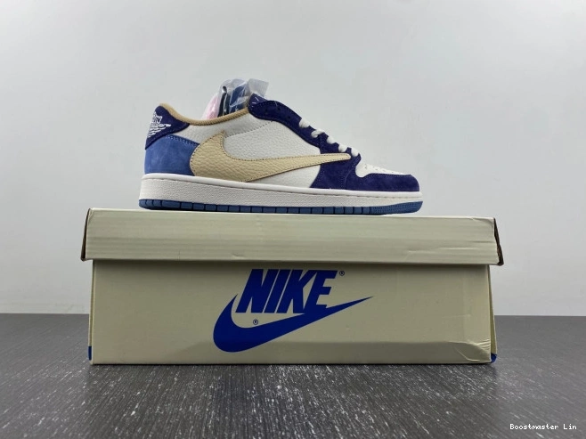 Bmlin 1 SCOTT AIR CUSTOM JORDAN DM7866-808 X TRAVIS 0708